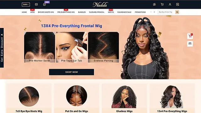 Nadula Hair | Top1 Put On and Go Glueless Lace Wigs & Bundles Store | Nadula