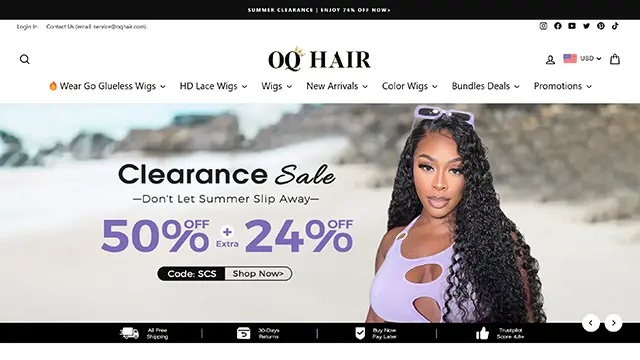 OQHAIR - Human Hair Bundles & Lace Wigs Online